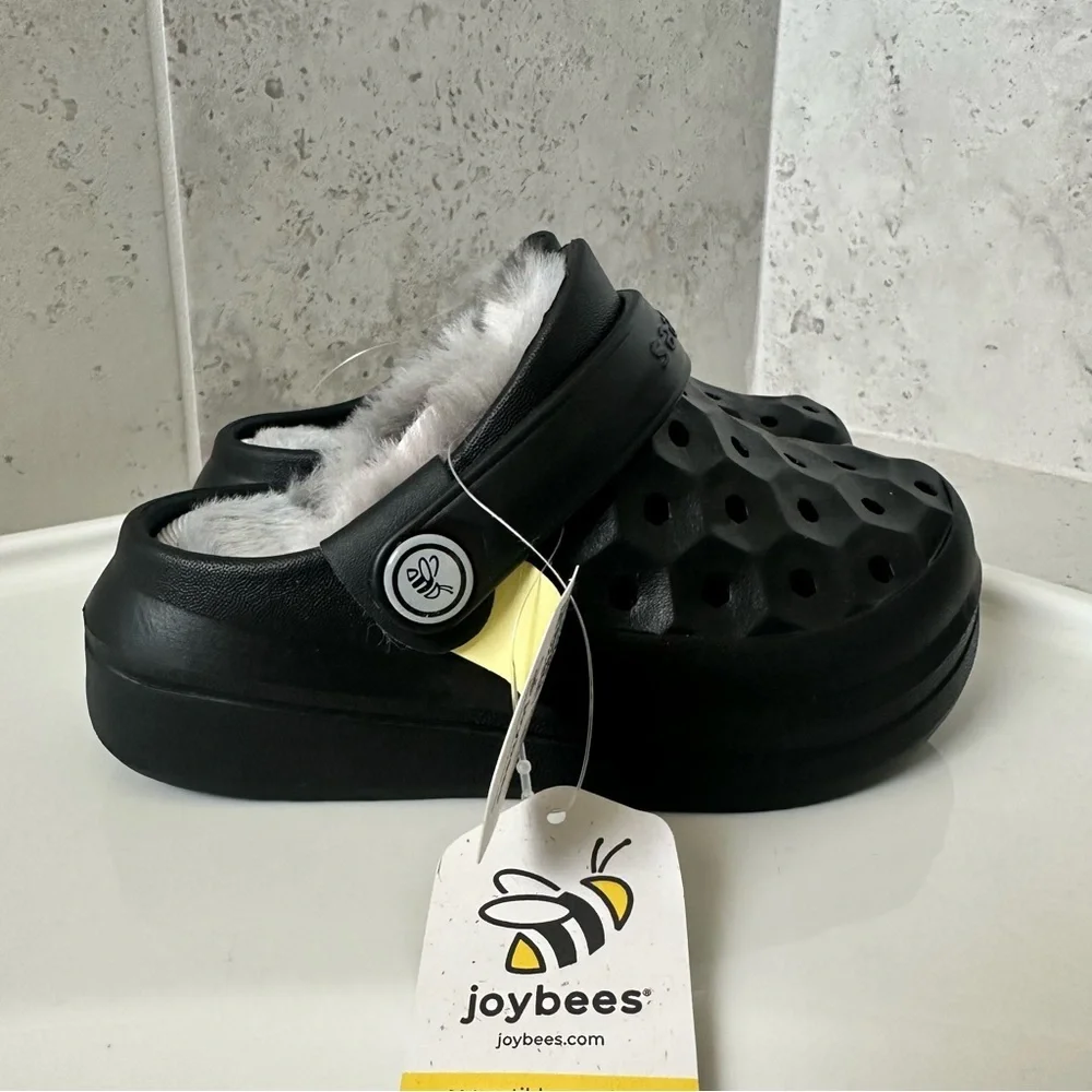 Joybees Varsity Lined Clogs Size 7 Toddler